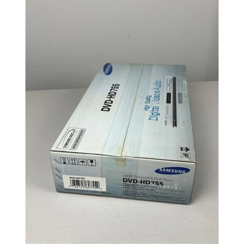 SAMSUNG DVD-HD755 Hi-Def Conversion DVD Player HDMI Cord Included New Sealed Box